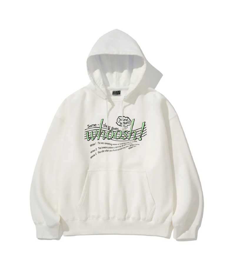 1박2일 유선호 옷 테켓 화이트 Whoosh 후드티 306회 일박이일 시즌4 패션