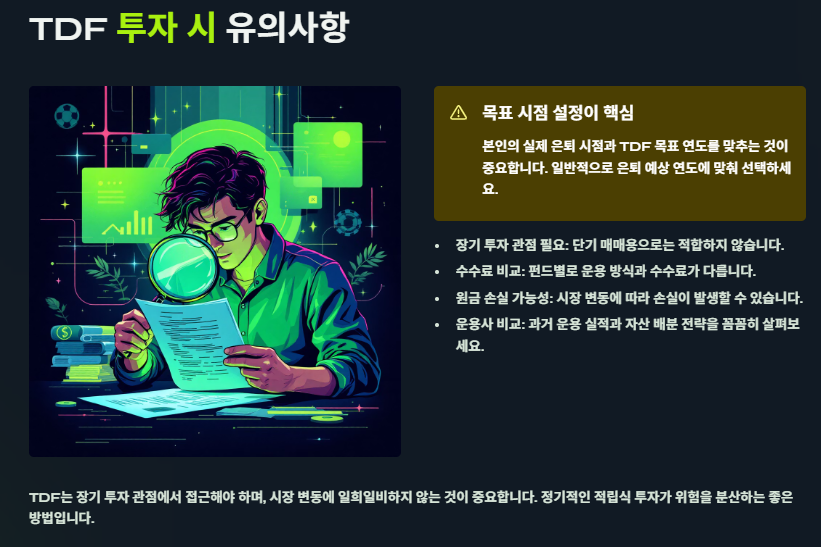 TDF란? 추천종목&amp;#44; 수익률&amp;#44; ETF와 비교까지