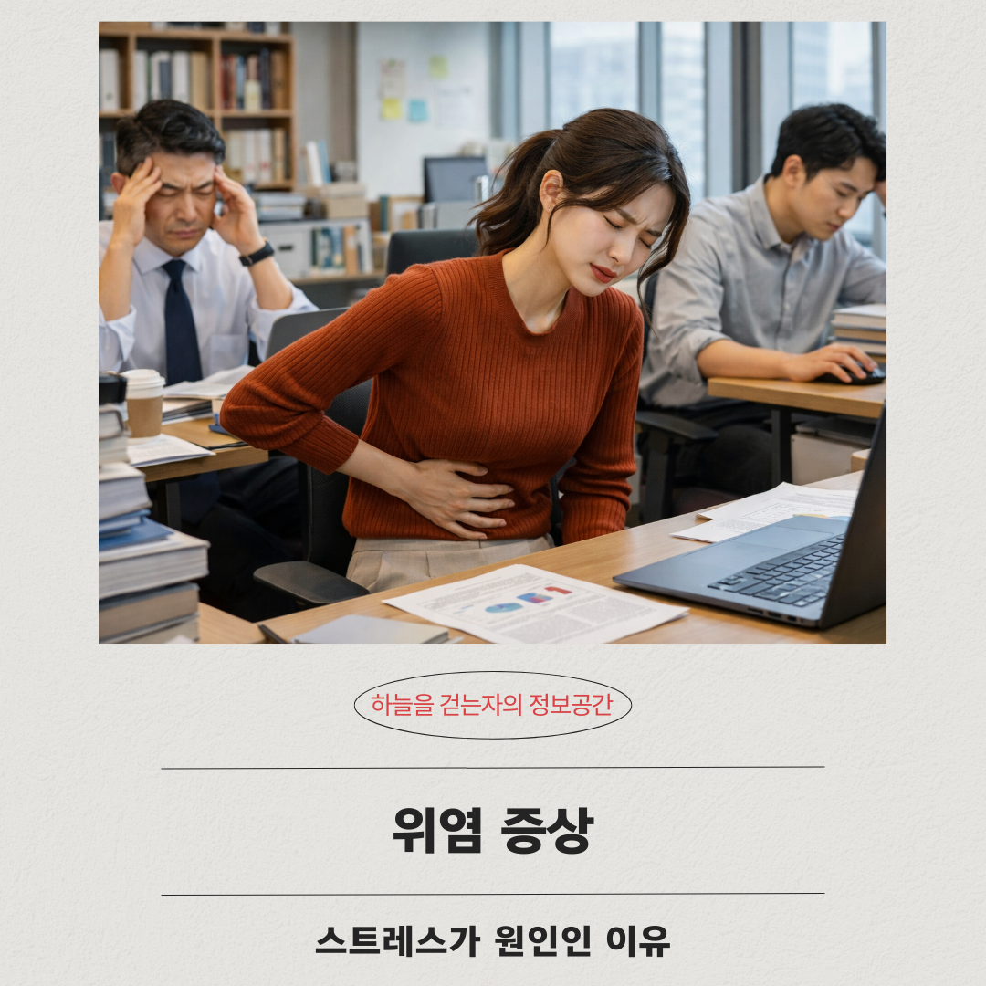 위염 증상｜스트레스가 원인인 이유