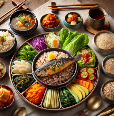 비빈 예방하는 한국 전통 식단 관련 사진