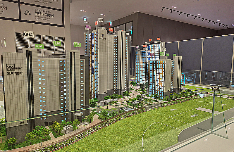 시흥 거모 엘가로제비앙 주택전시관은 경기도 안산시 단원구 고잔동 일원에 마련