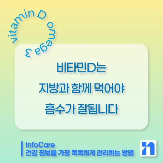 비타민D와 오메가3 함께 복용