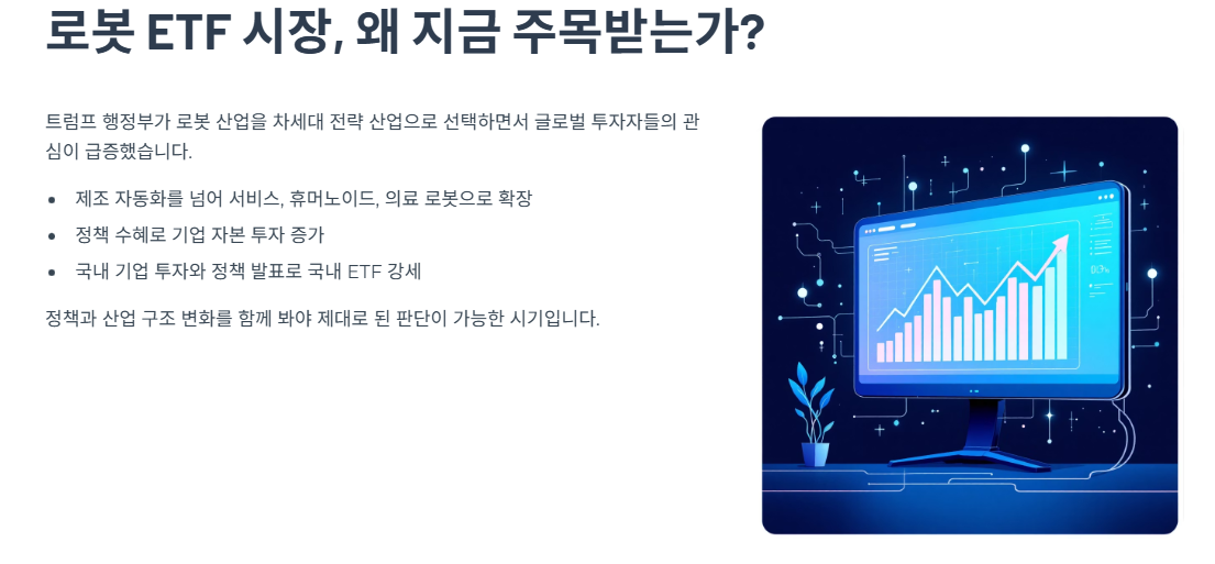 로봇 ETF 시장, 왜 지금 주목받는가?