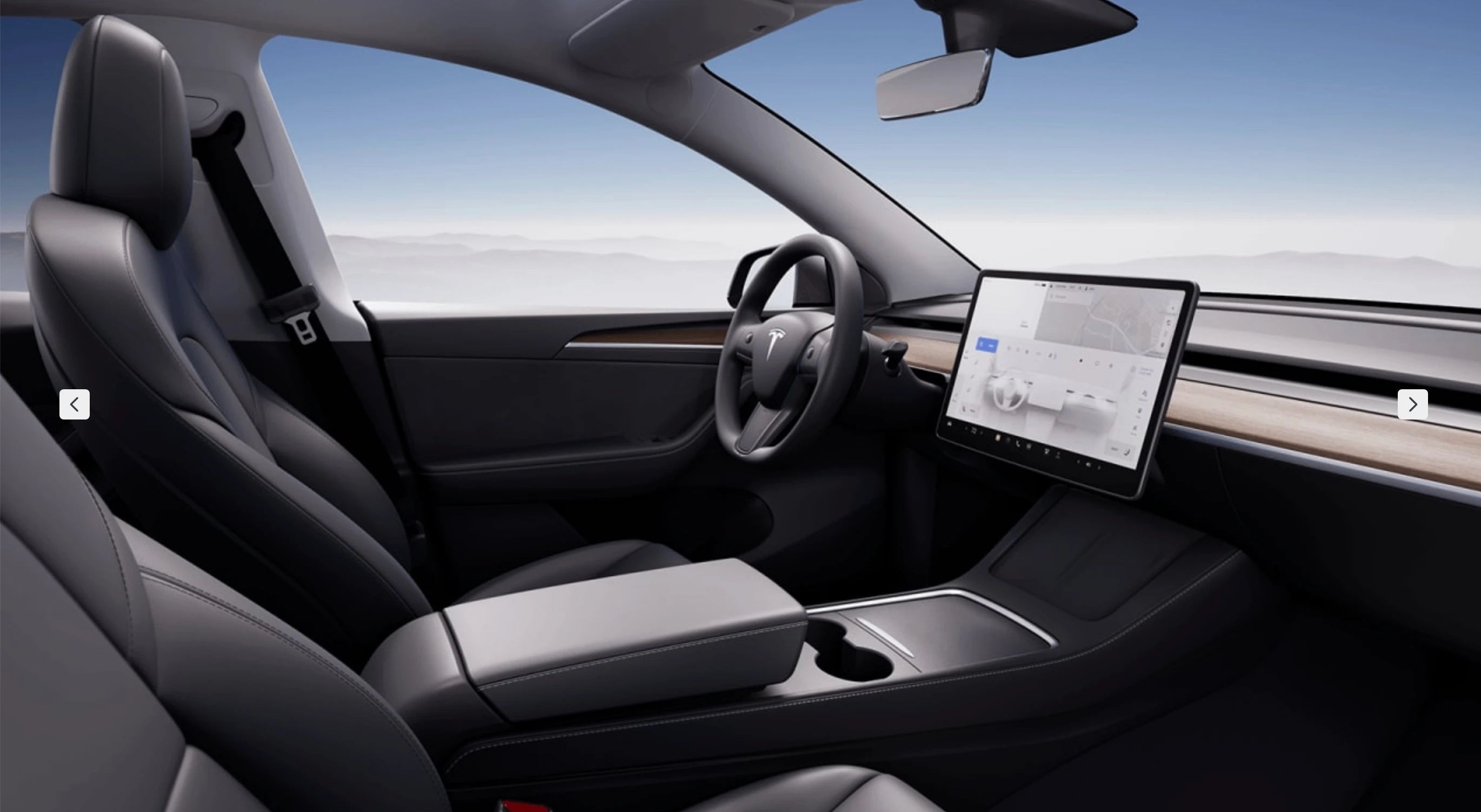 테슬라모델 Y RWD 내부 인테리어