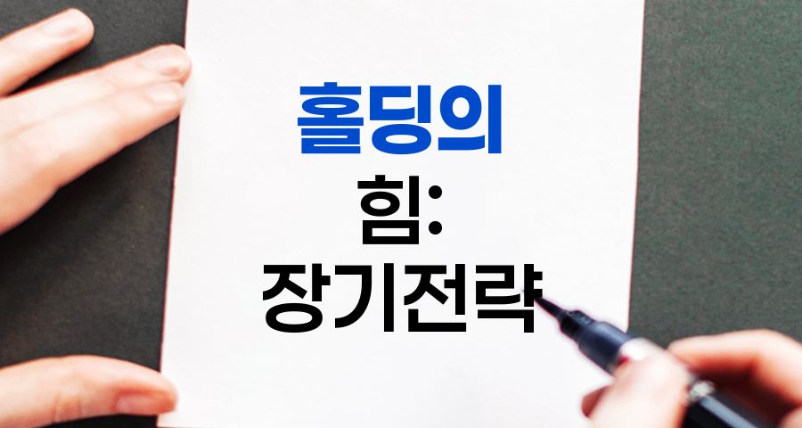 홀딩의 힘, 주식 투자의 장기 전략