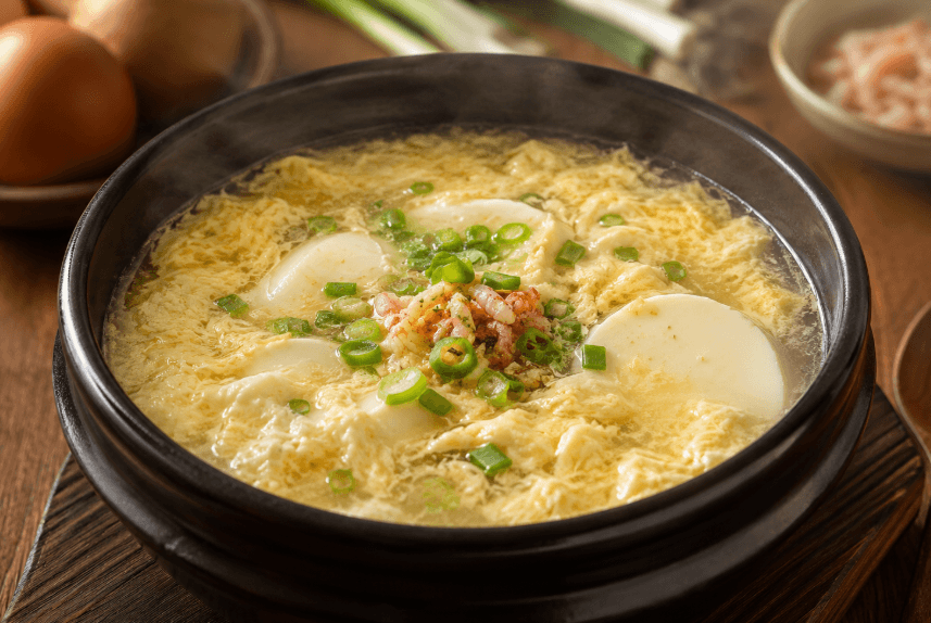 뚝배기에 담긴 순두부 계란탕