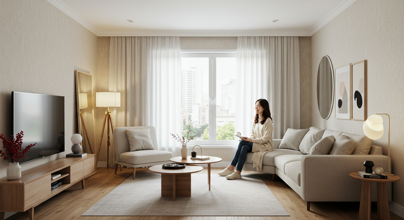 넓어 보이게 만드는 인테리어 팁