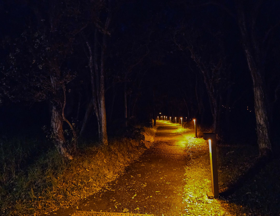 볼케이노 하우스 밤 산책