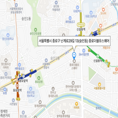 서울특별시 종로구 난계로29길 13(숭인동) 종로더블유스퀘어