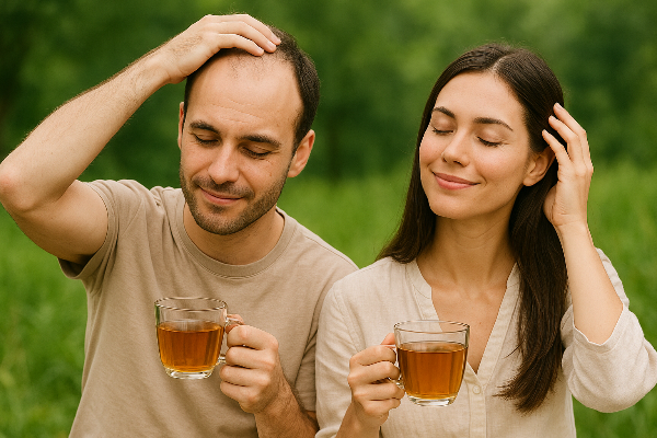 요즘 뜨는 탈모차 (한방차 약초 뿌리차)