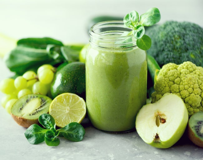 뇌졸중 위험 건강식 주의 그린스무디