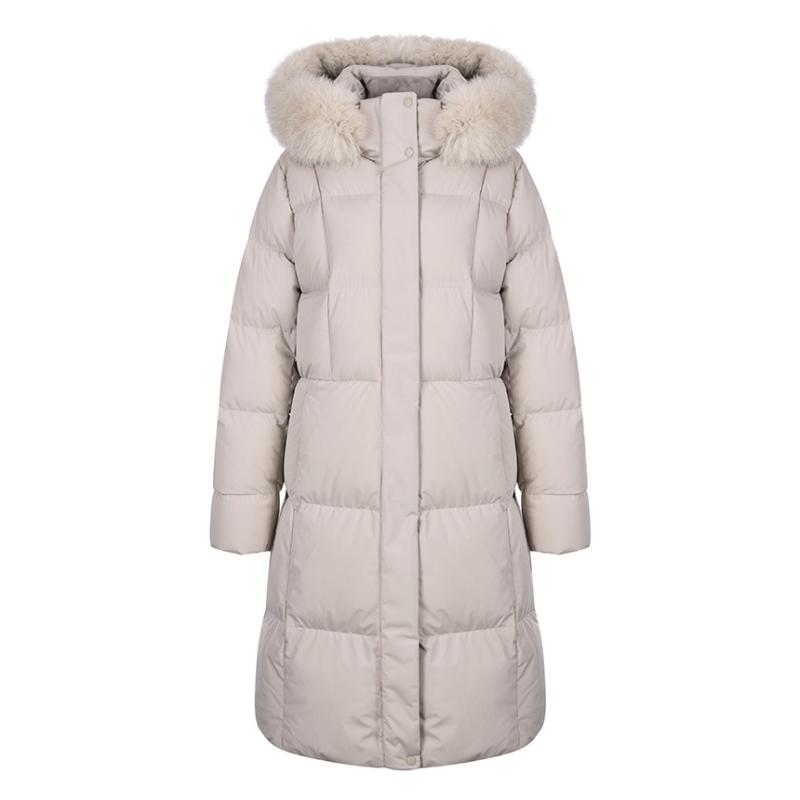 마운티아 여성 겨울 아웃도어 폭스퍼 롱헤비 클레아다운자켓4 1MQJDW3509