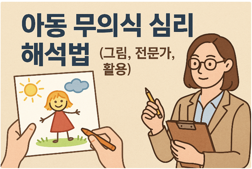 아동 무의식 심리 해석법 (그림, 전문가, 활용)