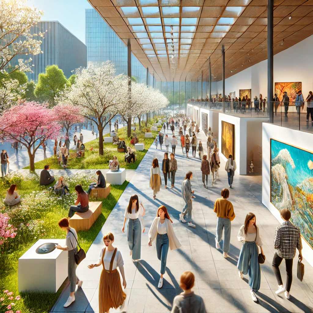 따뜻한 봄에 나들이 하면서 현대미술을 감상 할 수 있는 갤러리 투어