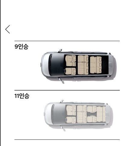 2024년 스타리아 하이브리드 가격표