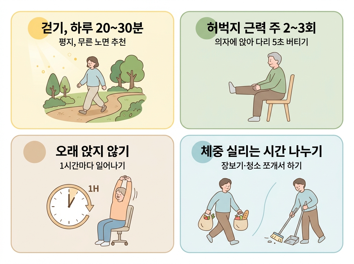 관절염 예방 습관
