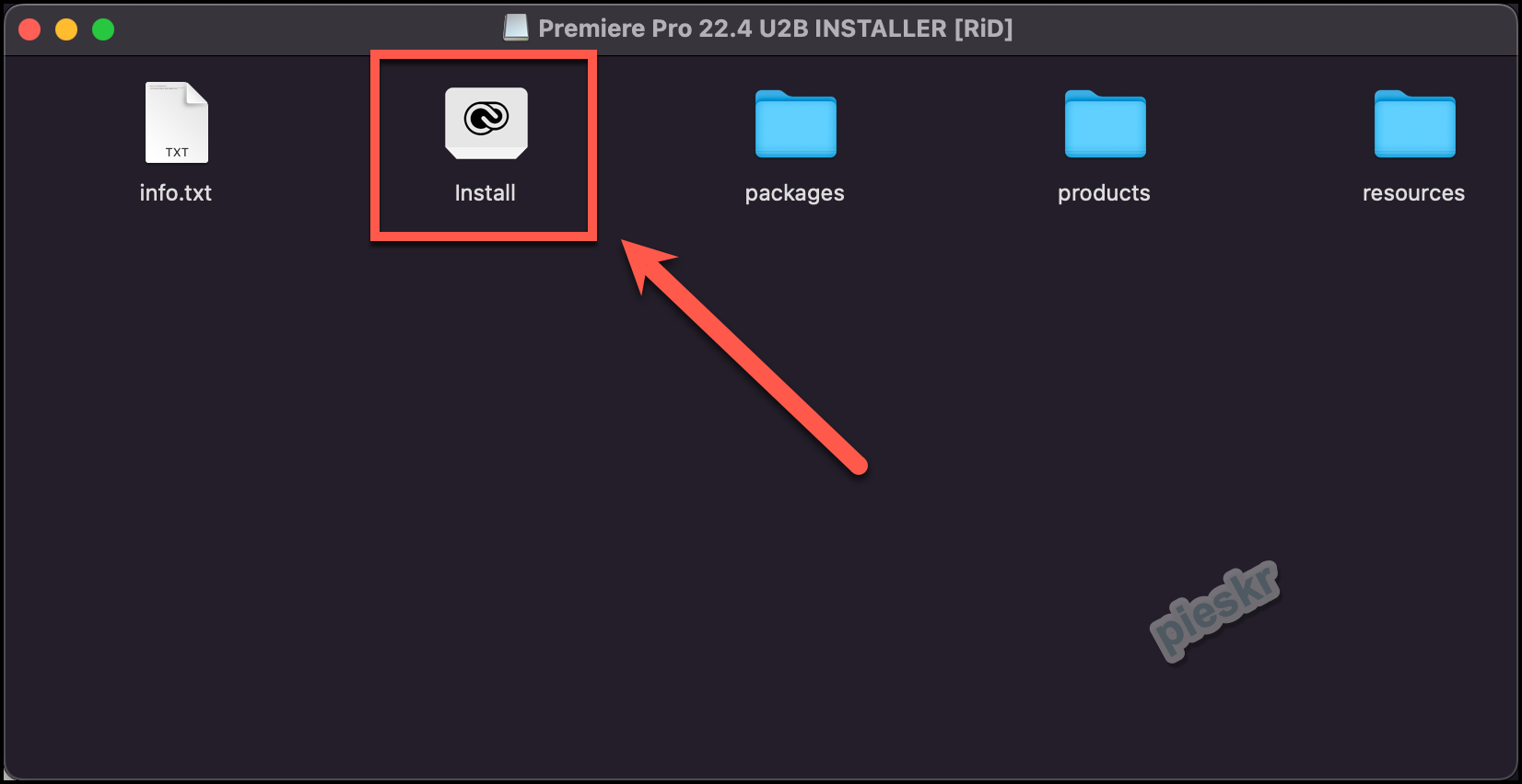 프리미어 프로 install