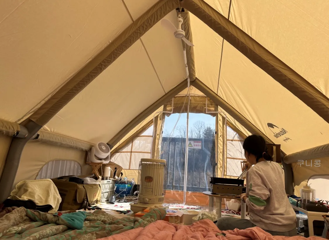 네이처하이크-에어매트-46cm-TPU-장단점-사용후기-가족캠핑-침대-추천