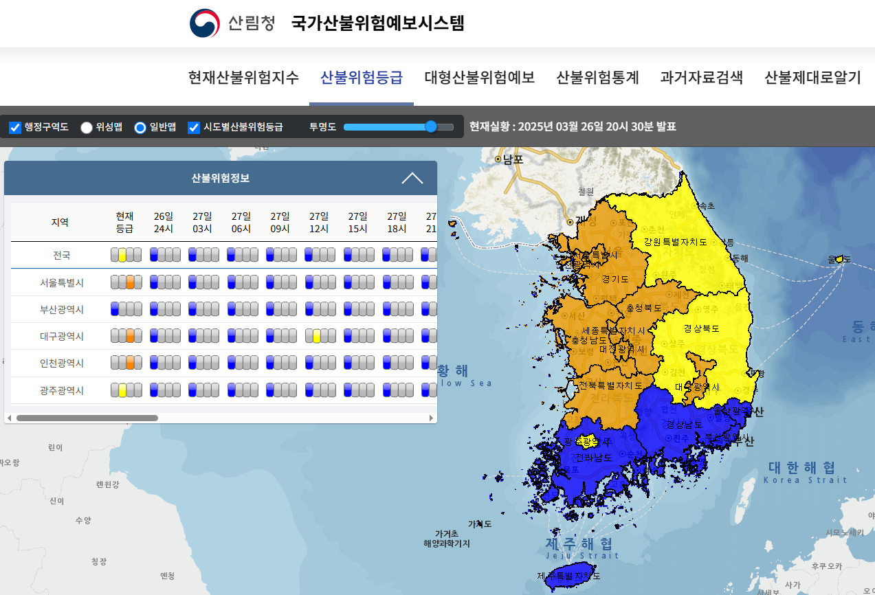 산불 현황