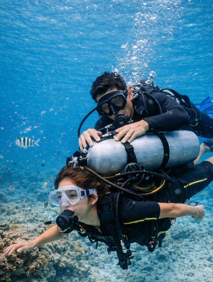 보라카이 체험 다이빙 사진