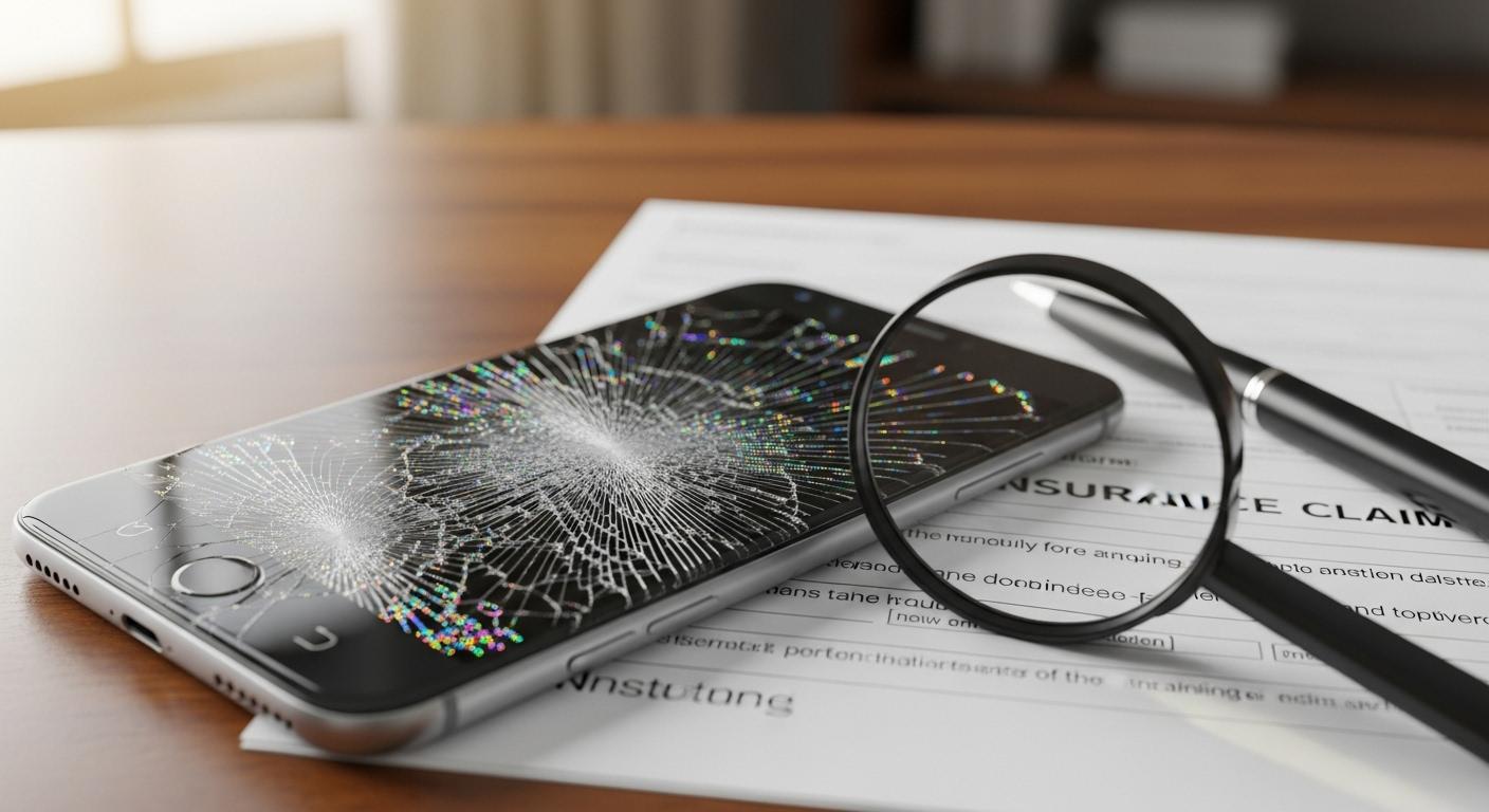 핸드폰 액정 일상배상책임보험으로 수리