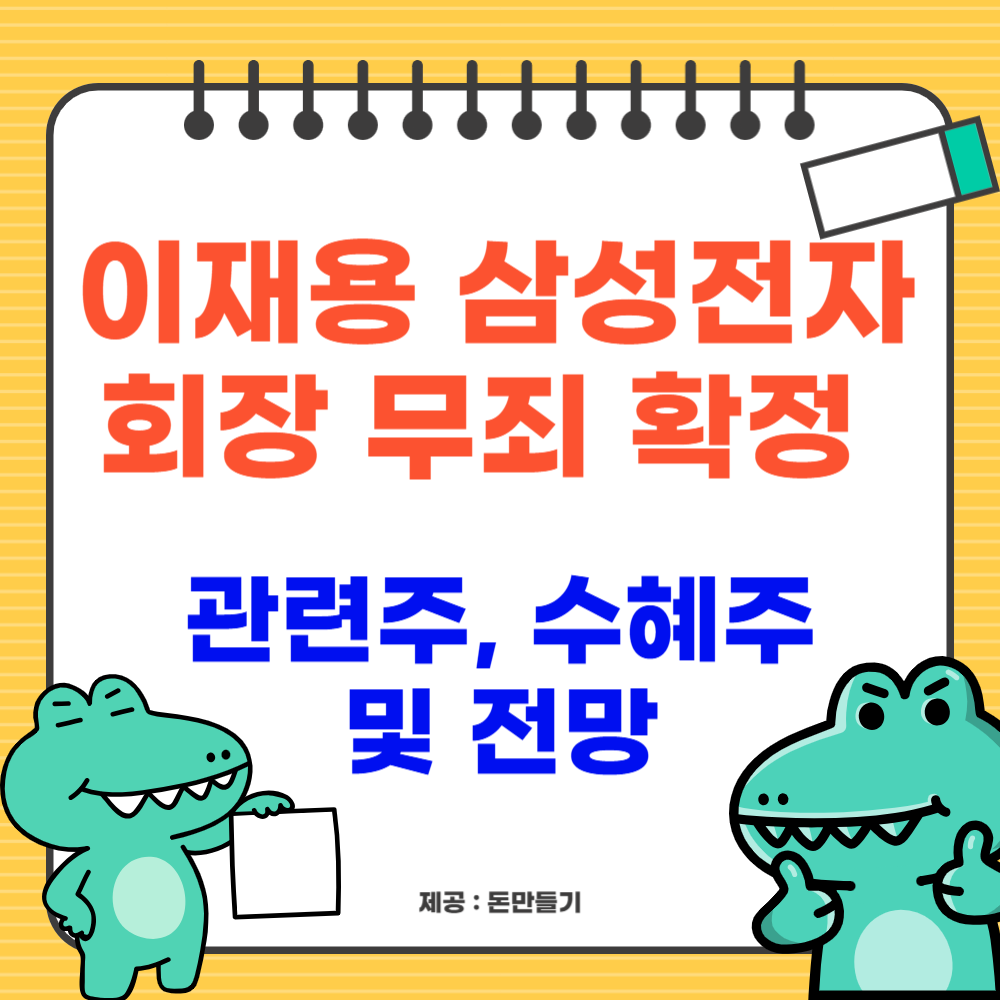 이재용 무죄 확정 관련주, 수혜주 및 전망