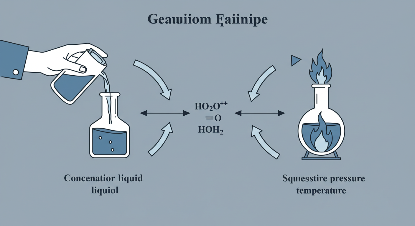 르 샤틀리에 원리 완벽 해설: 농도, 압력, 온도에 따른 평형 이동