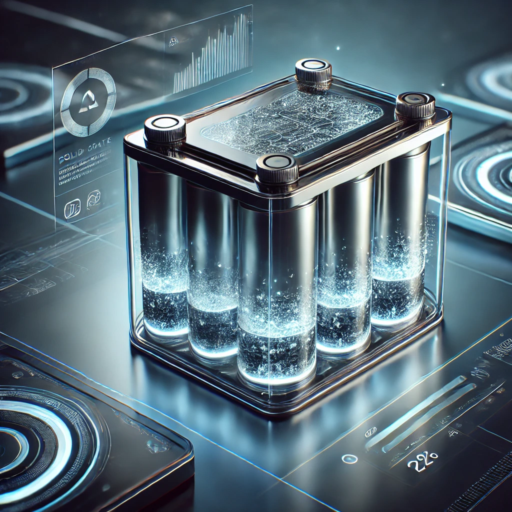 전고체 2차전지가 연상되는 이미지