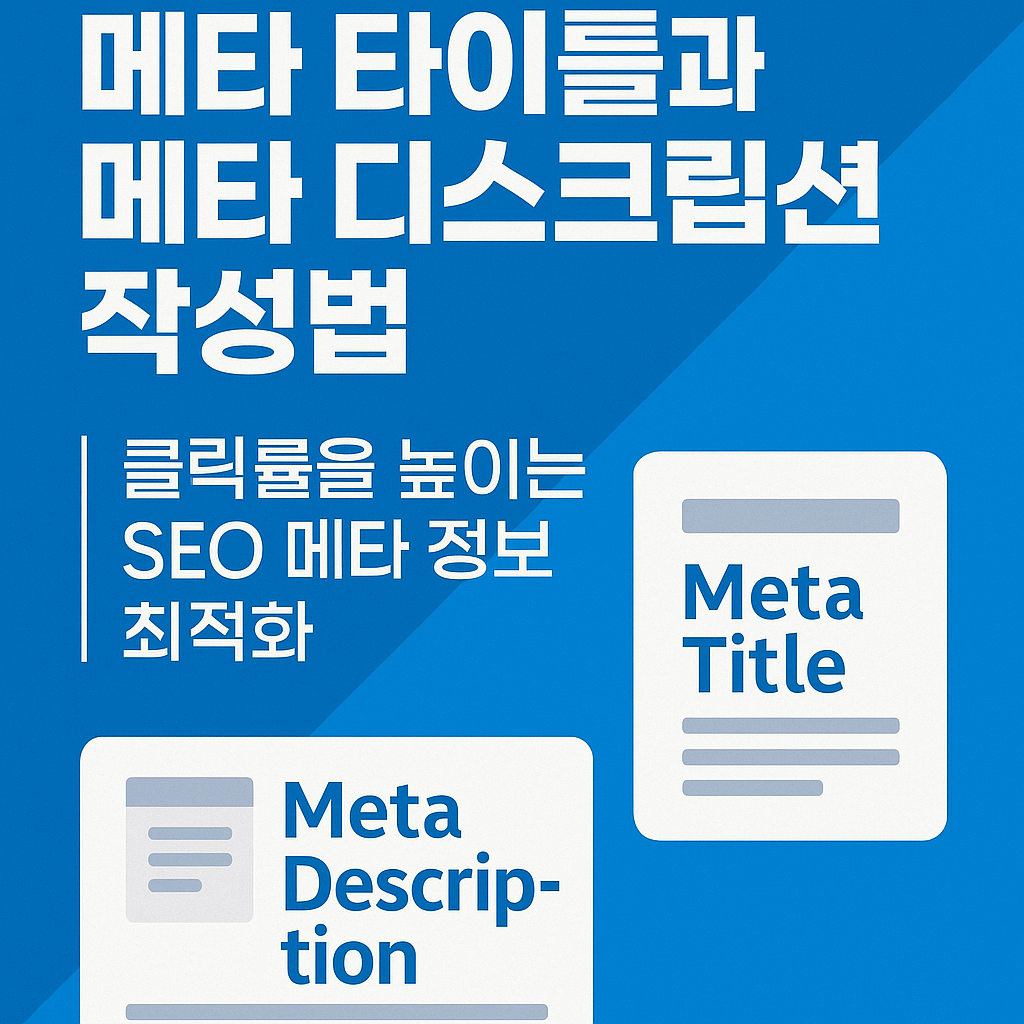 메타 타이틀 메타 디스크립션