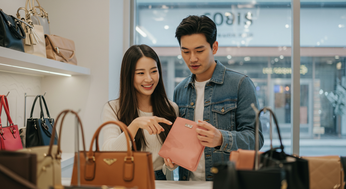 연령별 여성가방