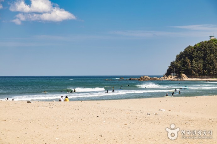 강원도 양양 기사문 해변 사진