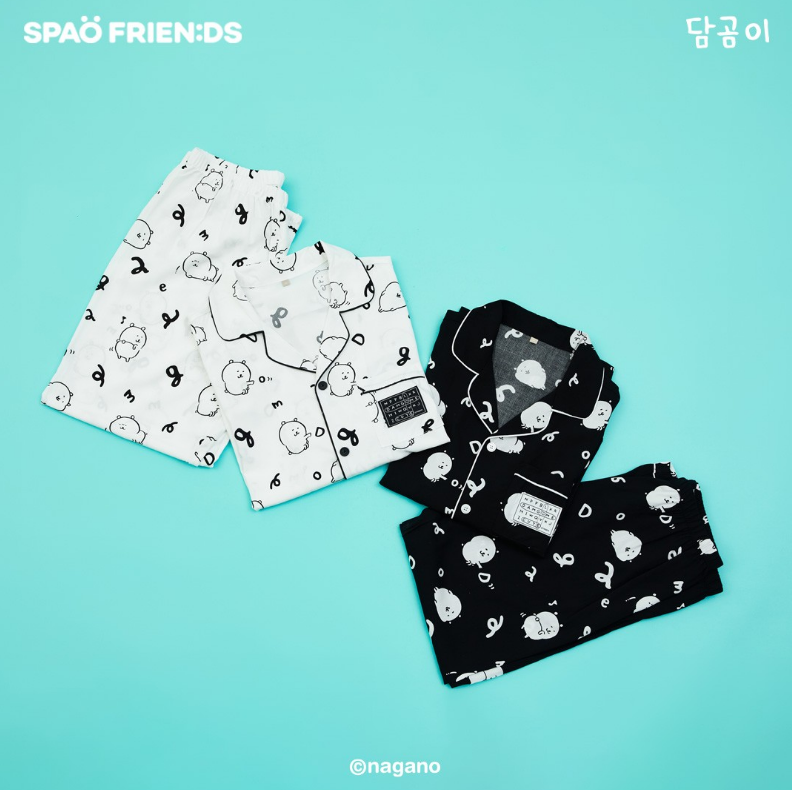 스파오 콜라보 파자마