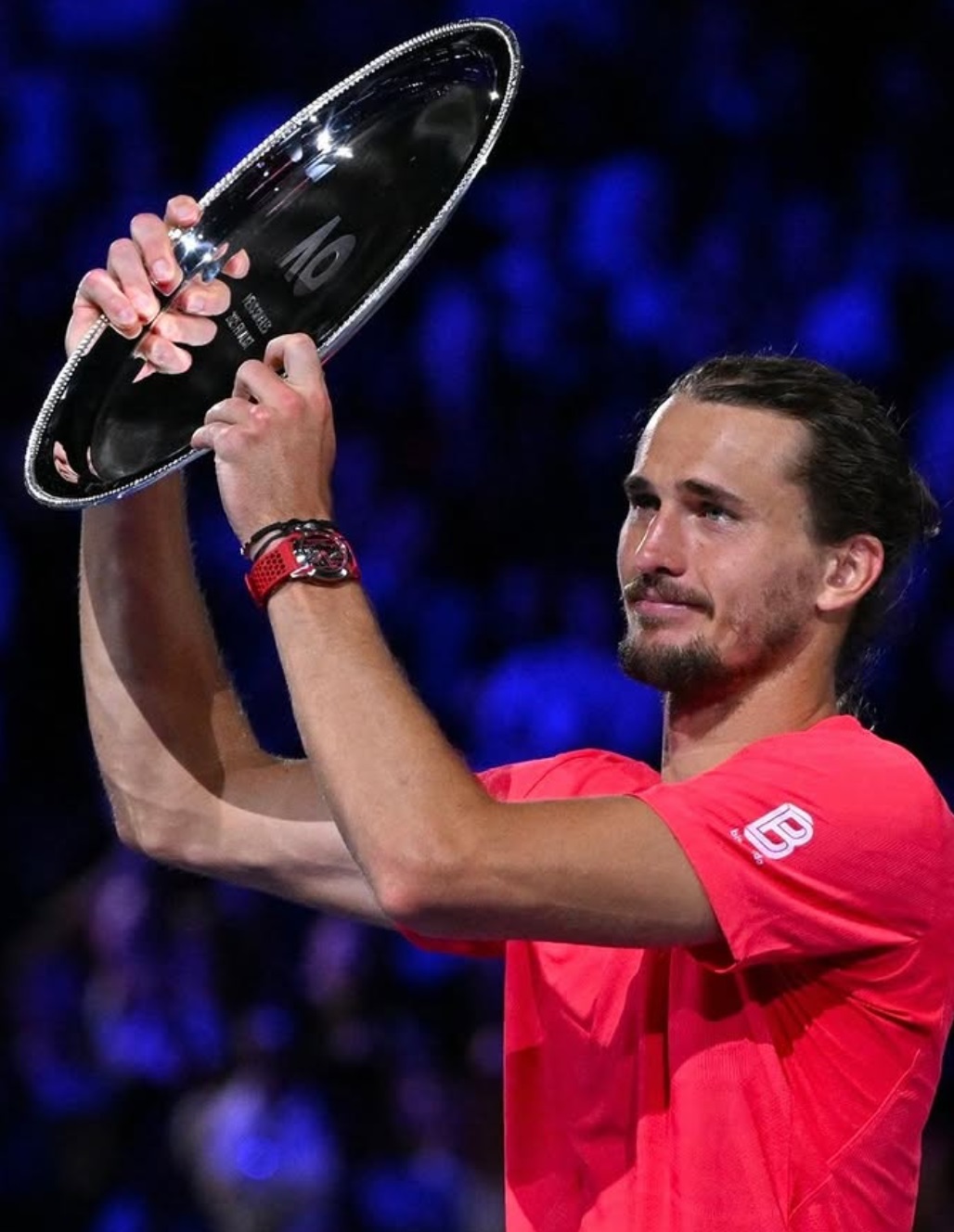 2025년 호주 오픈 준 우승을 차지한 즈베르프의 모습