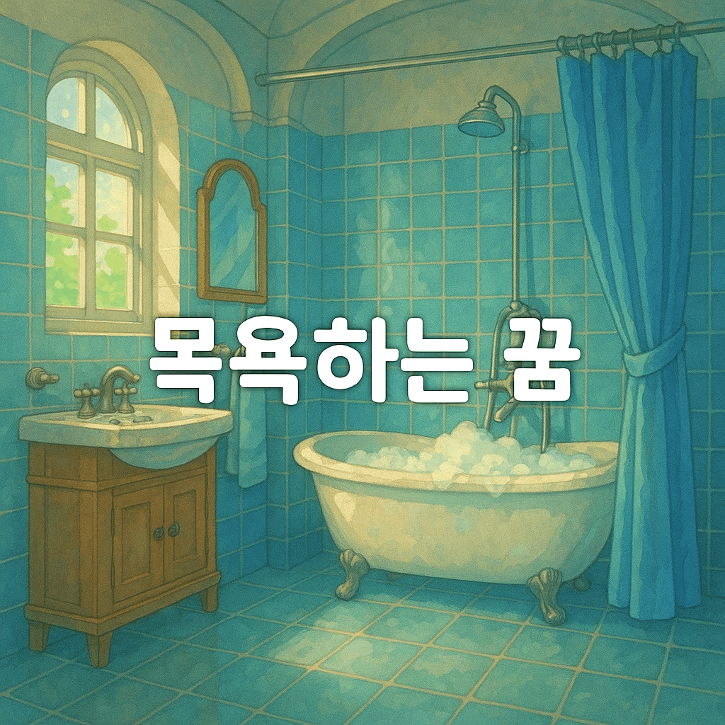 목욕하는 꿈 해몽