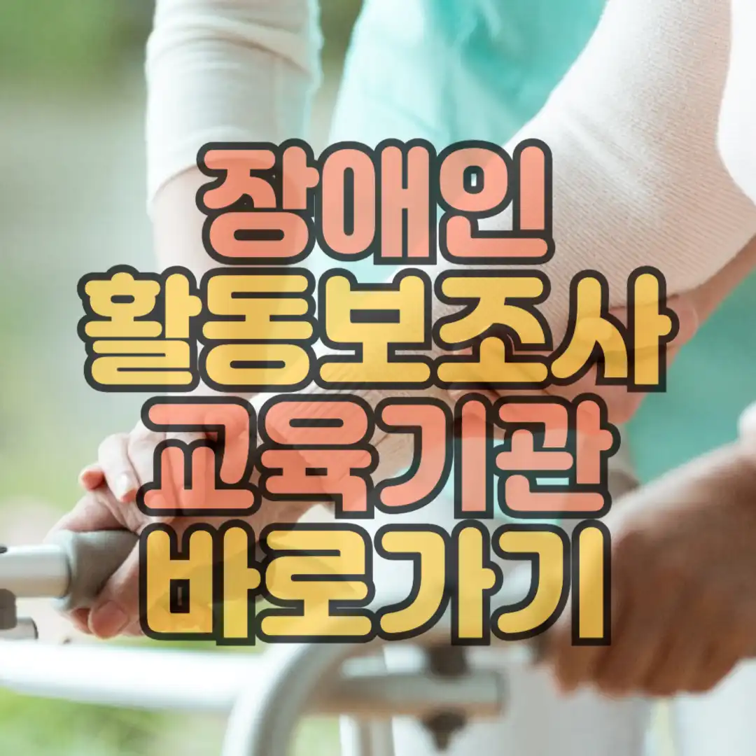 장애인활동보조사 썸네일