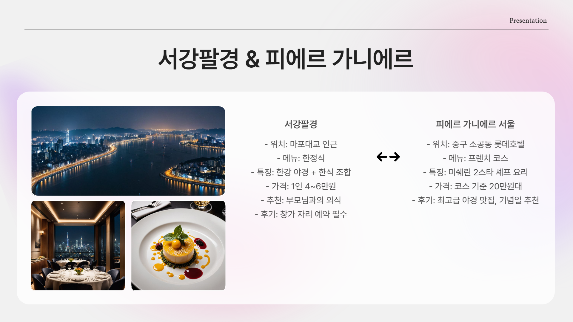 야경 맛집 찾고 있다면? 서울에 이런 곳이 있습니다