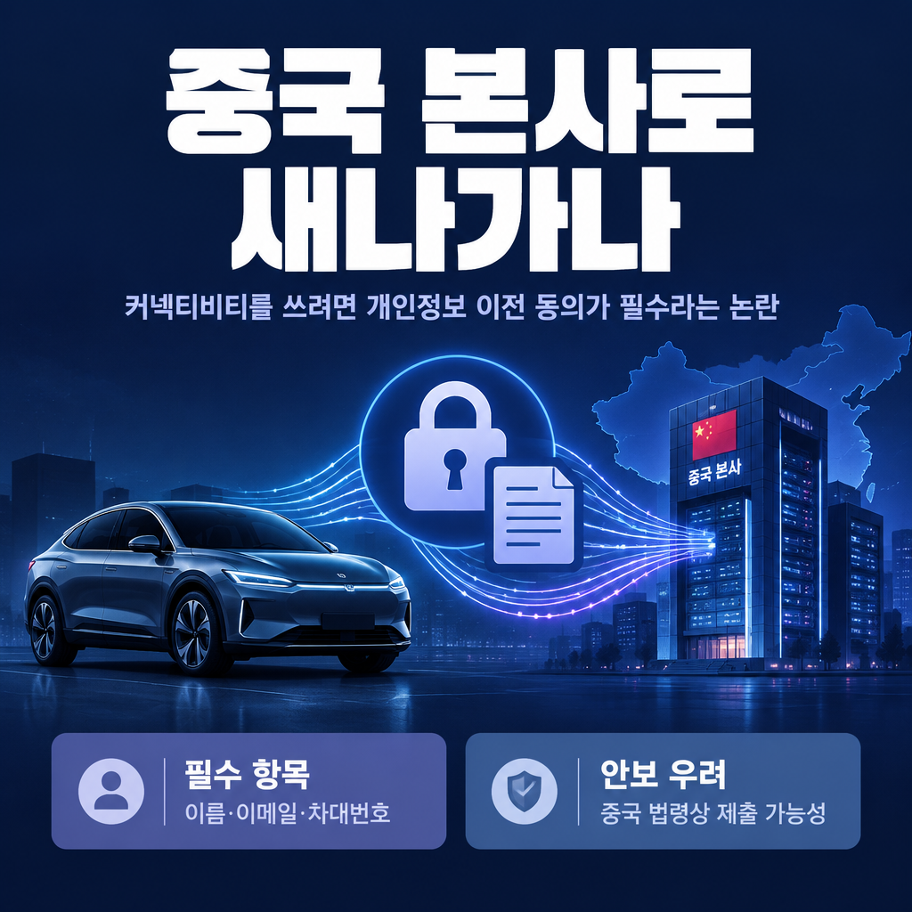 중국 본사로 새나가나