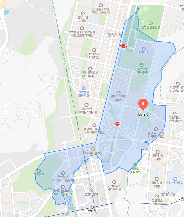 충청남도 천안 천안시 가장 살기 좋은 동네 불당동