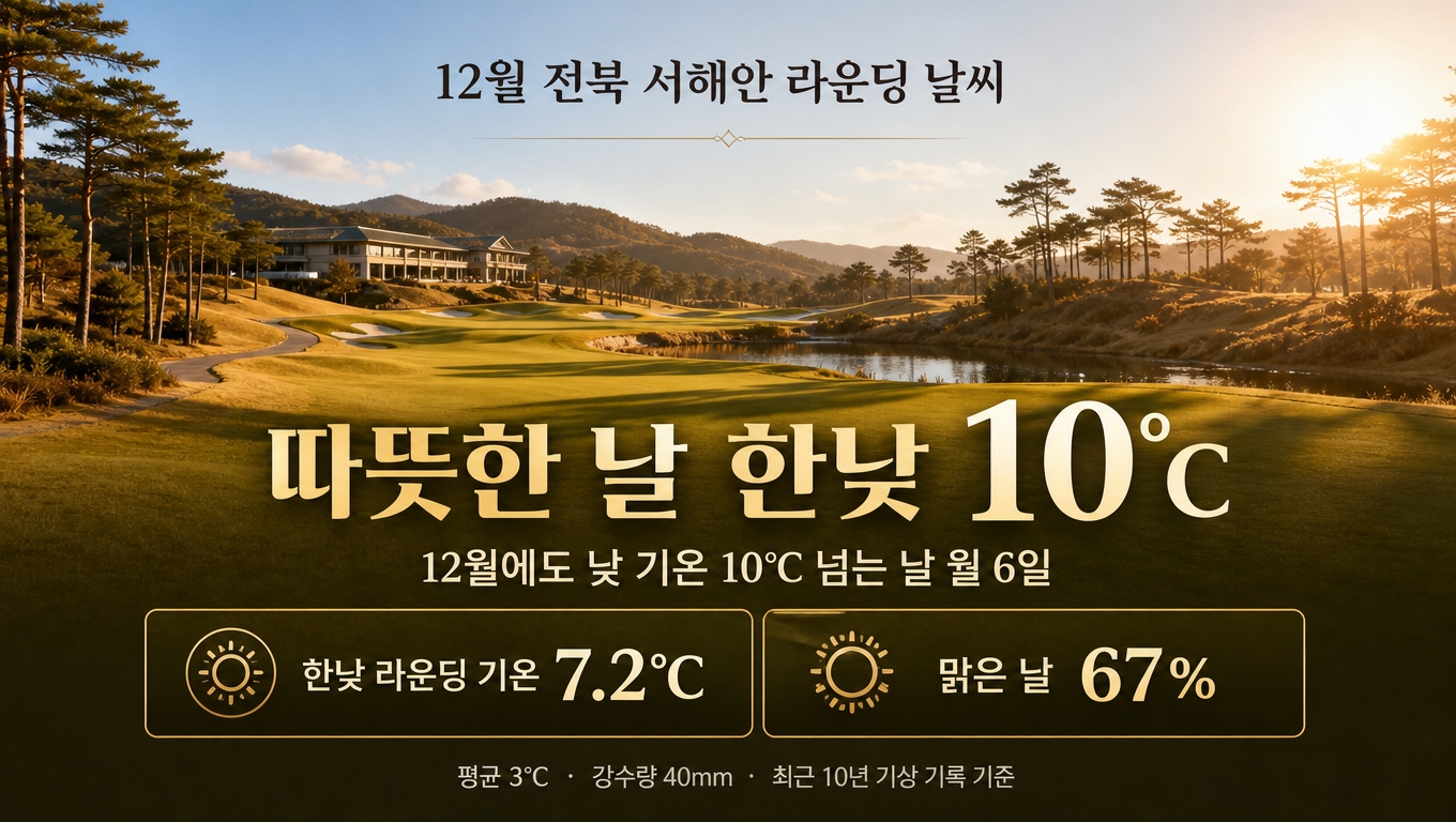 12월 전북 군산 날씨