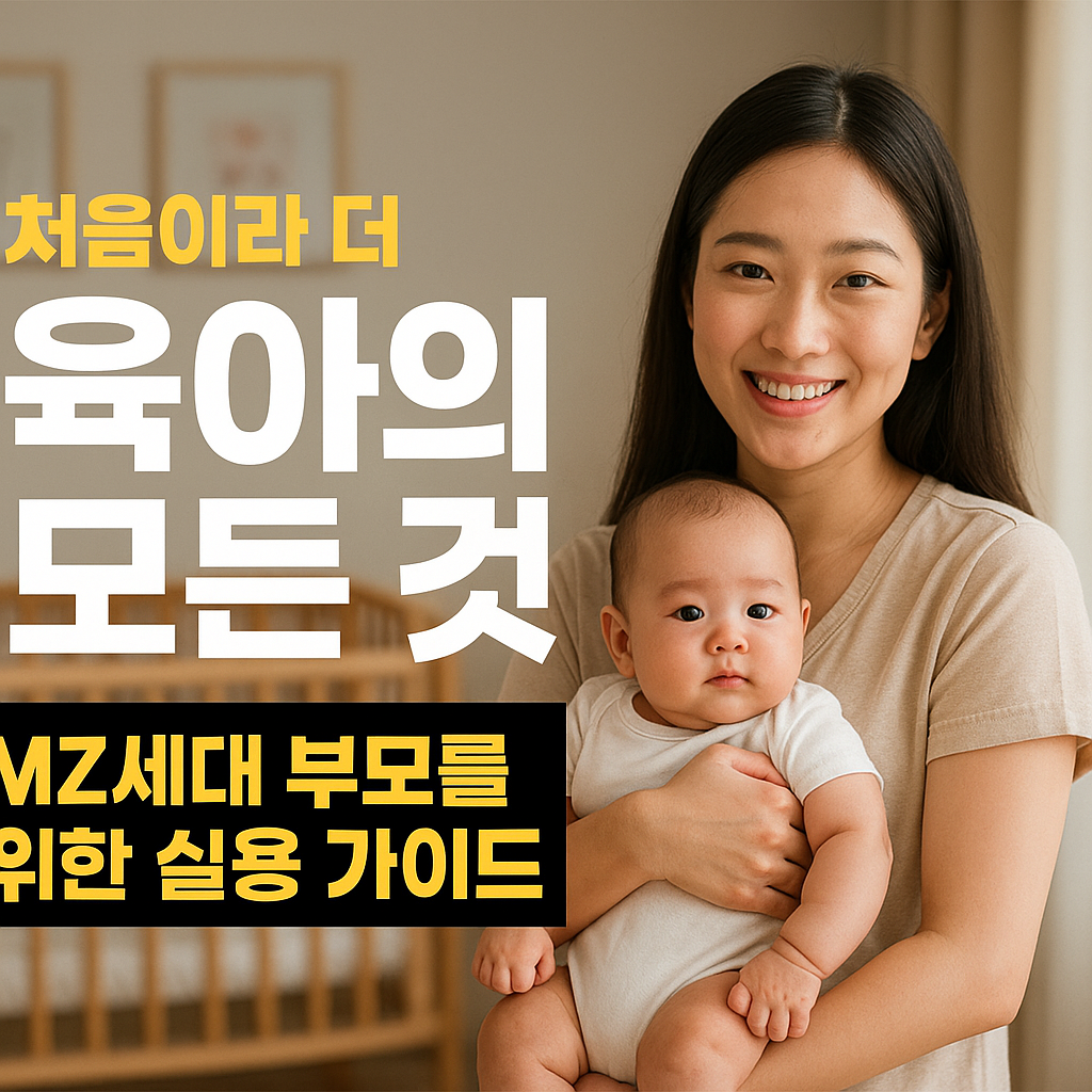 처음이라 더 중요한 육아의 모든 것: MZ세대 부모를 위한 실용 가이드