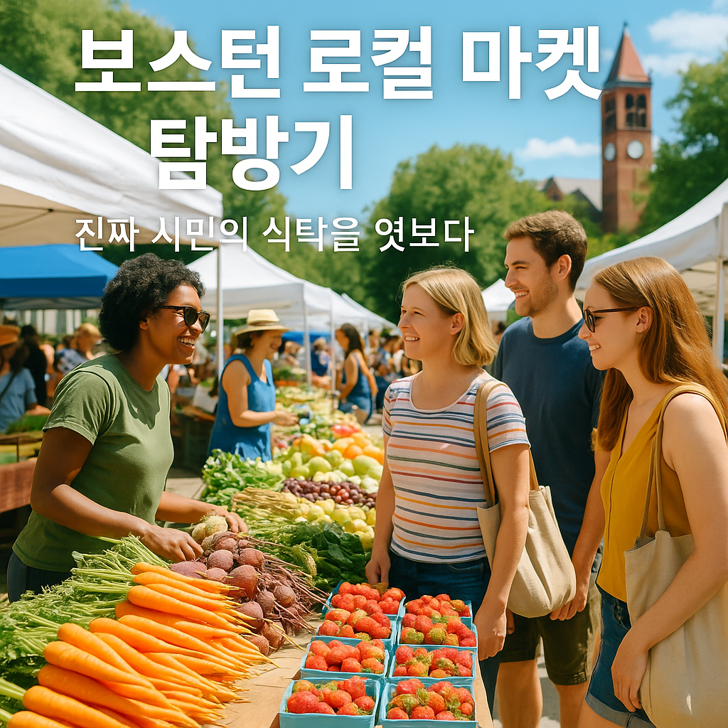 보스턴 로컬 마켓 탐방기