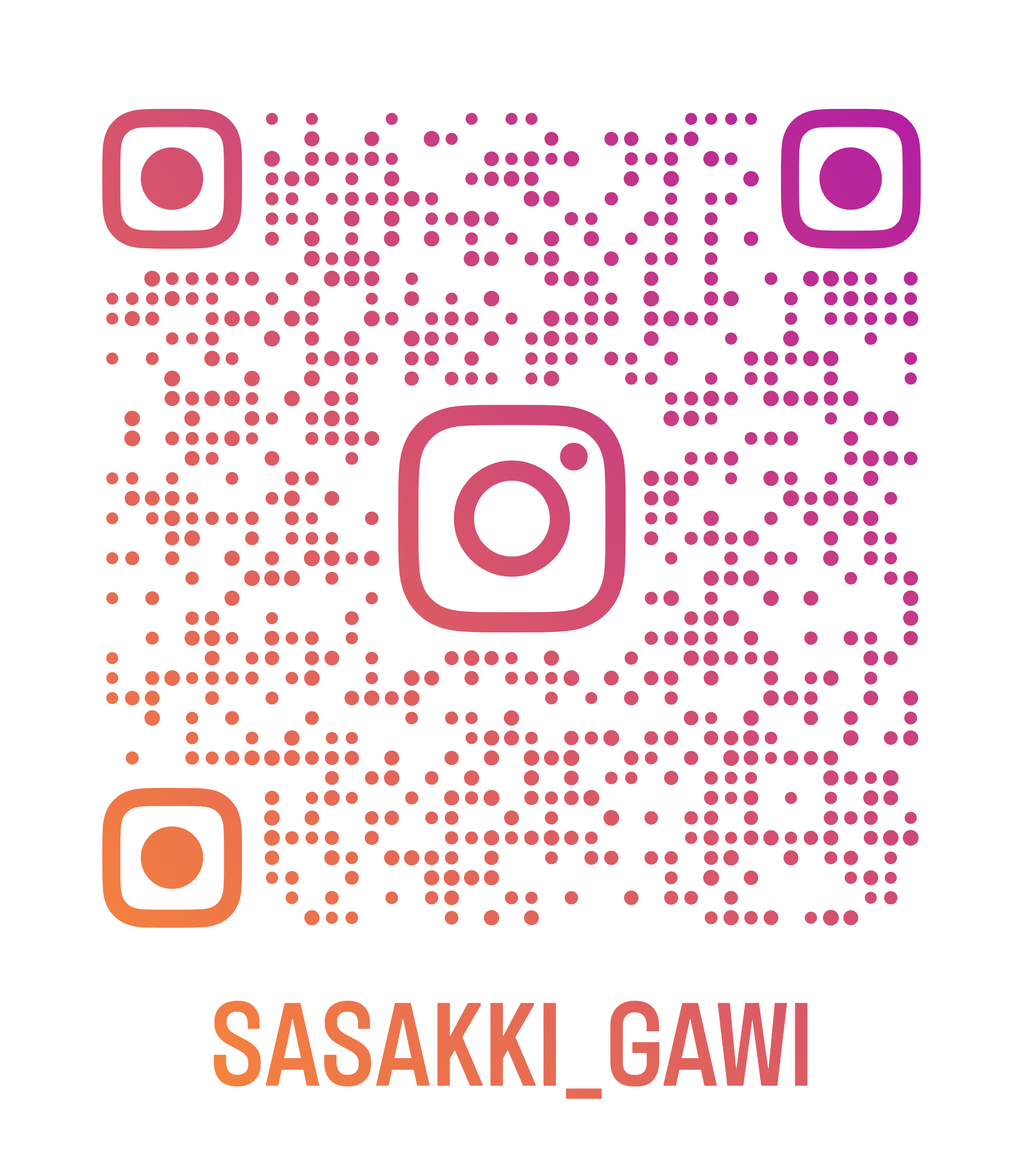 사사끼-인스타그램-접속-QR