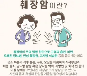 췌장암 초기 증상 췌장암 등통증 위치 검사_20