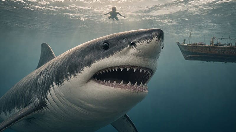 <img src=”jaws-movie-shark-image.jpg” alt=”1975년 영화 죠스를 통해 공포의 상징으로 알려진 상어”>