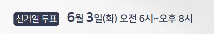 제 21대 대통령 선거 후보 공약 사전투표 일정 지지율