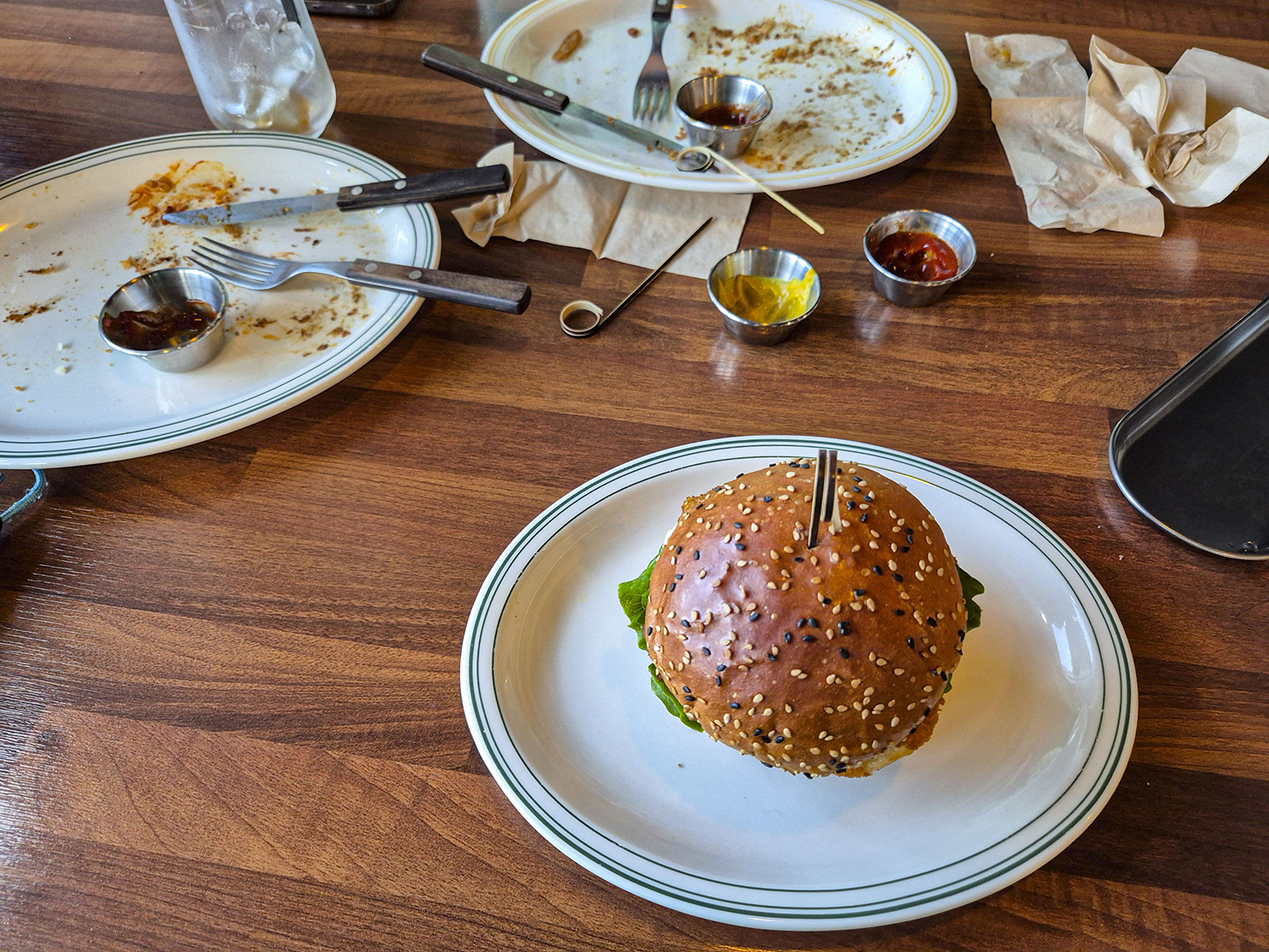세트를 다 먹고 단품을 추가 주문한 사진 1