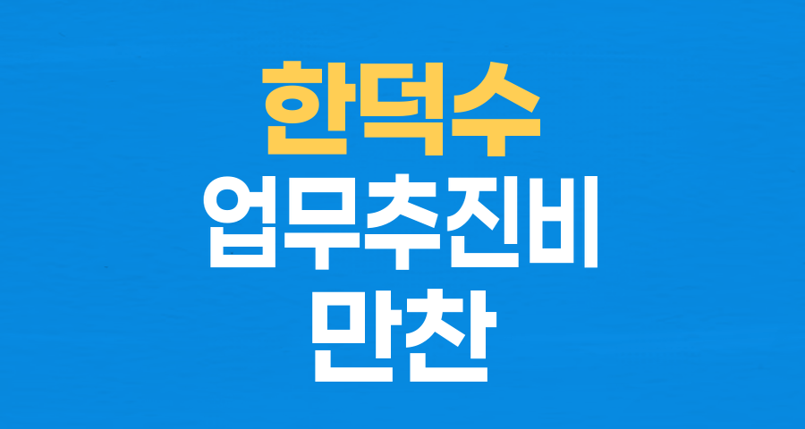 1500만원 만찬 논란: 한덕수 전 총리 업무추진비, '혈세 낭비'인가 '정당한 집행'인가?