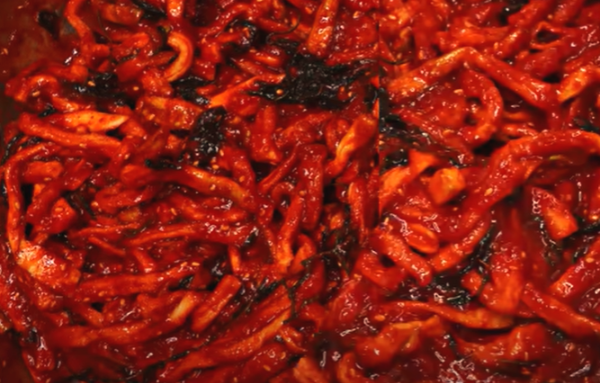 무우말랭이무침