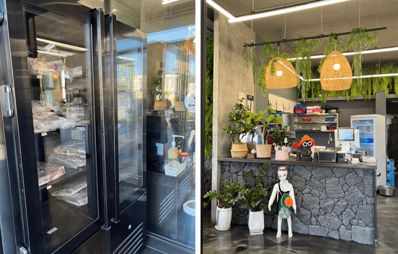 고기진열-및-소품들