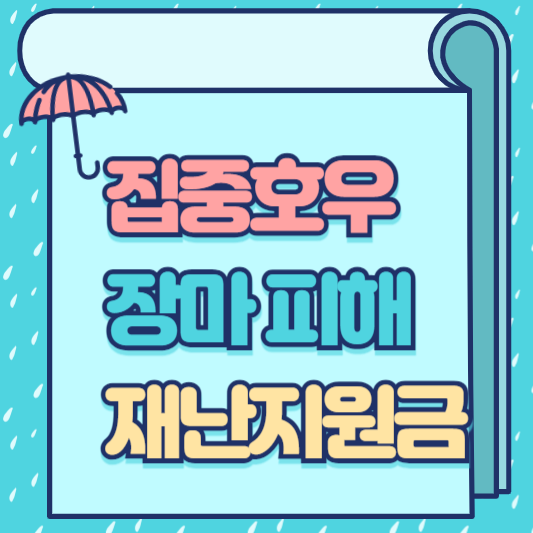 집중호우 장마 피해 재난지원금 알아보기.png